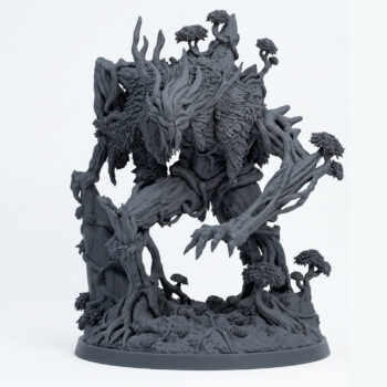 Lord Ironwood - Gray Resin 3D Printed Miniature