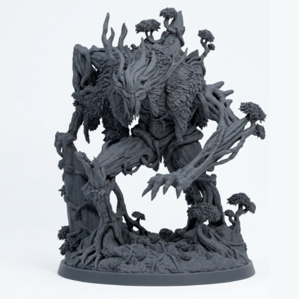 Lord Ironwood - Gray Resin 3D Printed Miniature