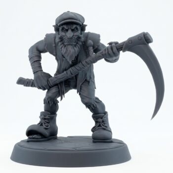 Mad Capper A - Gray Resin 3D Printed Miniature