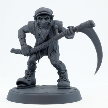 Mad Capper A - Gray Resin 3D Printed Miniature