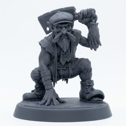 Mad Capper B - Gray Resin 3D Printed Miniature