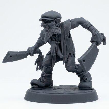 Mad Capper D - Gray Resin 3D Printed Miniature
