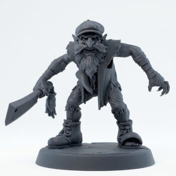 Mad Capper E - Gray Resin 3D Printed Miniature