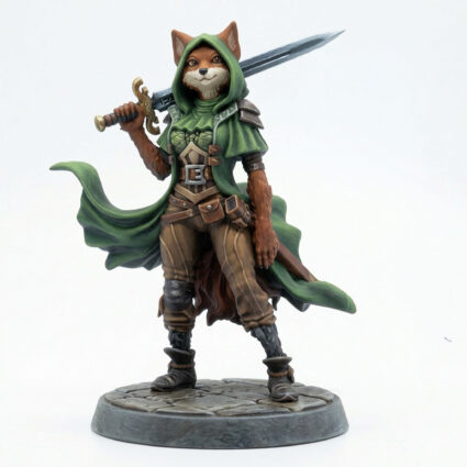 Marie Greenhood - Painted 3D Printed Miniature