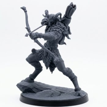 Marksman 1 - Wild Hunt - Mammoth Factory - Gray Resin 3D Printed Miniature