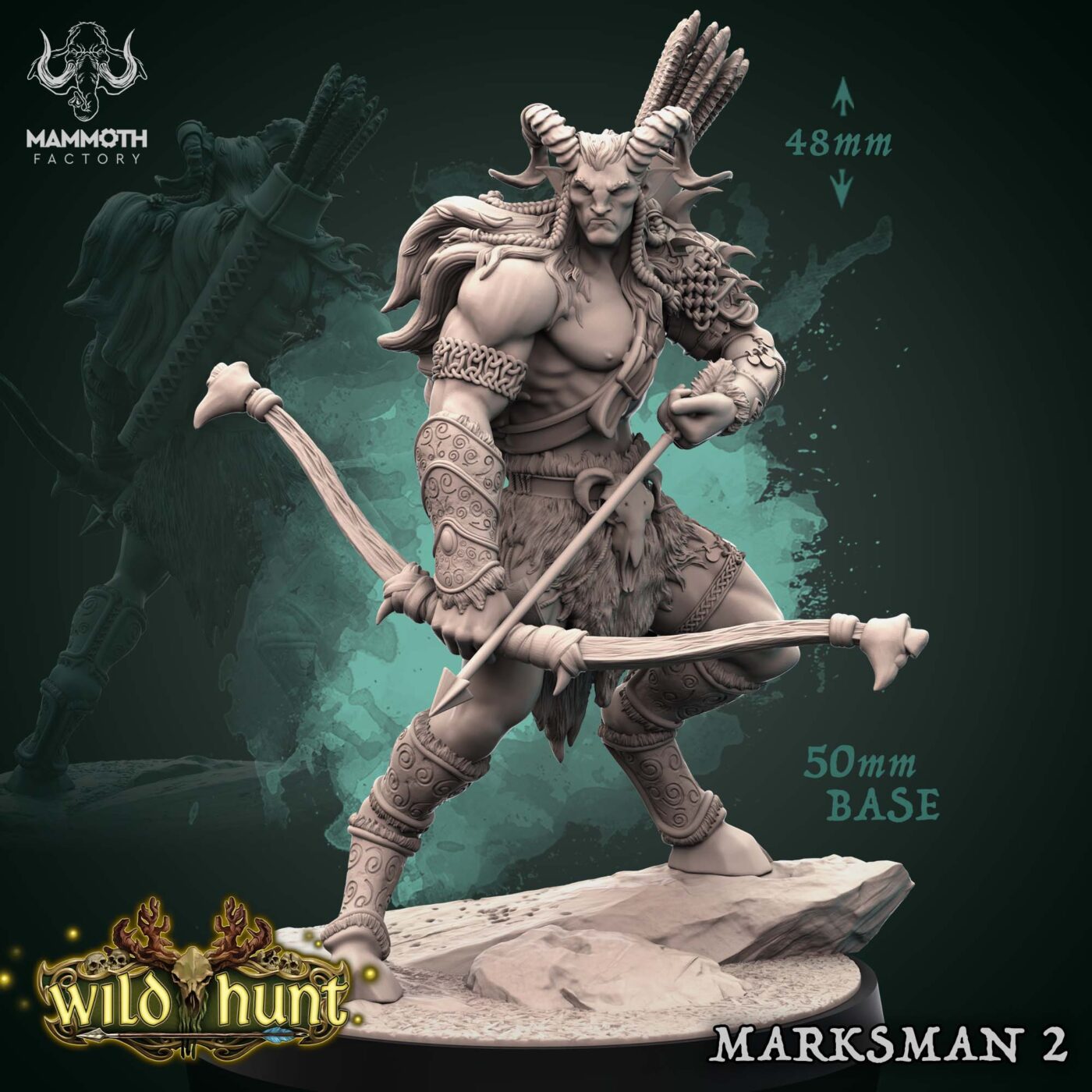 Marksman 2 - Wild Hunt Mammoth Factory Miniature