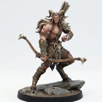 Marksman 2 - Wild Hunt Mammoth Factory - Painted 3D Printed Miniature