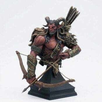 Marksman Bust - Wild Hunt by Mammoth Factory - Painted 3D Printed Miniature