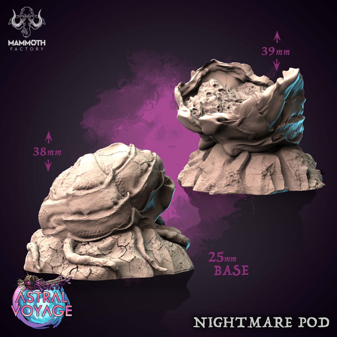 Nightmare Pod 1 - Astral Voyage - Mammoth Factory Miniature