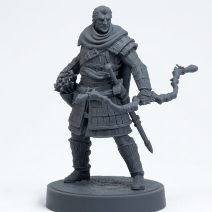 Oathsworn Archer A - Gray Resin 3D Printed Miniature