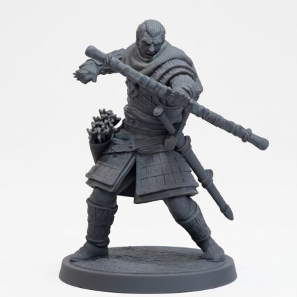 Oathsworn Archer B - Gray Resin 3D Printed Miniature