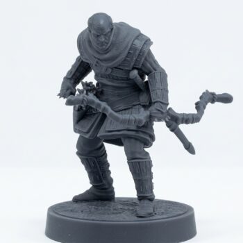 Oathsworn Archer C - Gray Resin 3D Printed Miniature