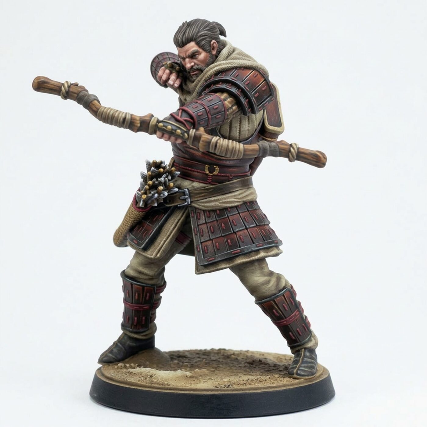 Oathsworn Archer D - Painted 3D Printed Miniature