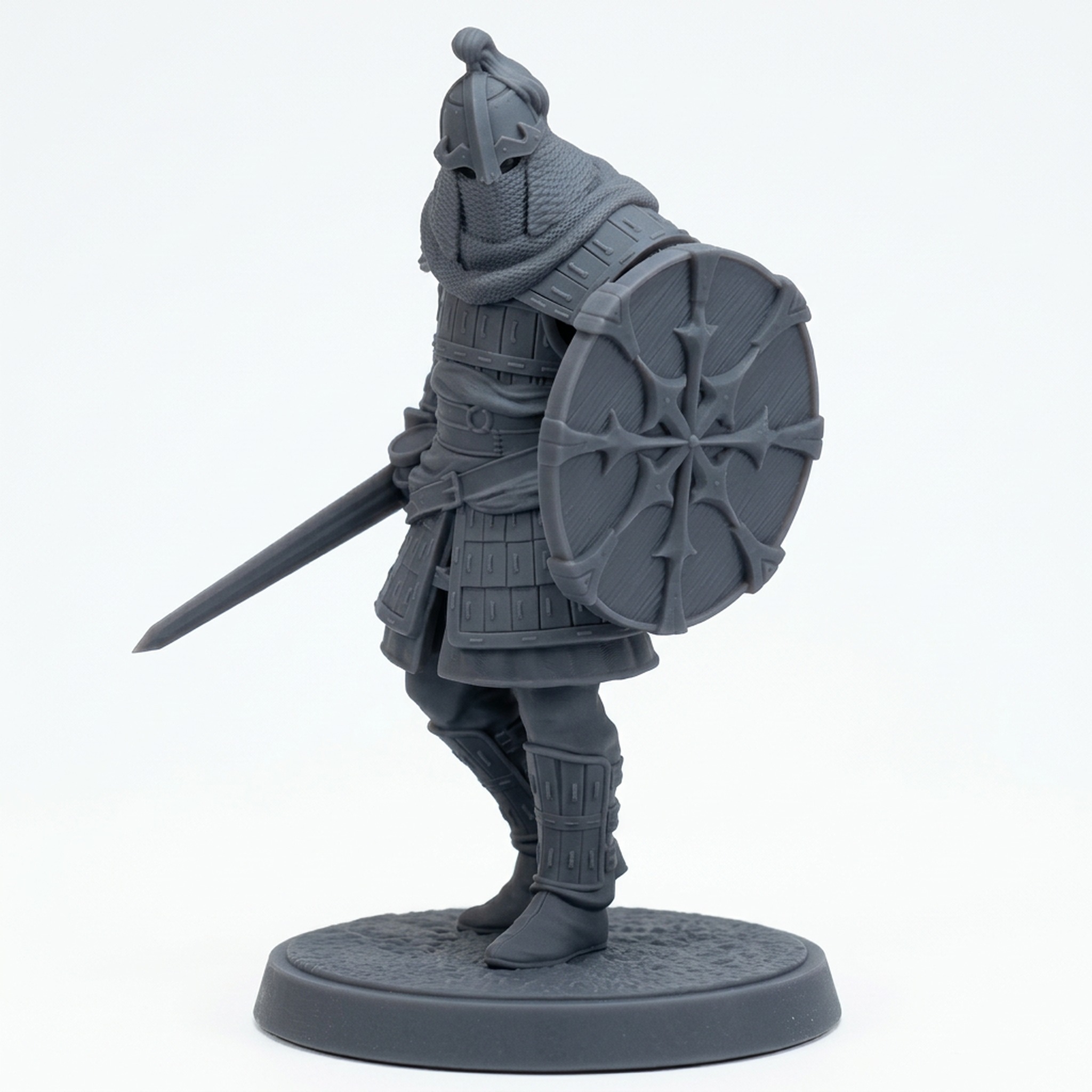 Oathsworn Blade A - Gray Resin 3D Printed Miniature