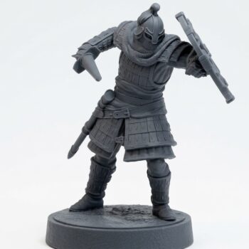 Oathsworn Blade D - Gray Resin 3D Printed Miniature