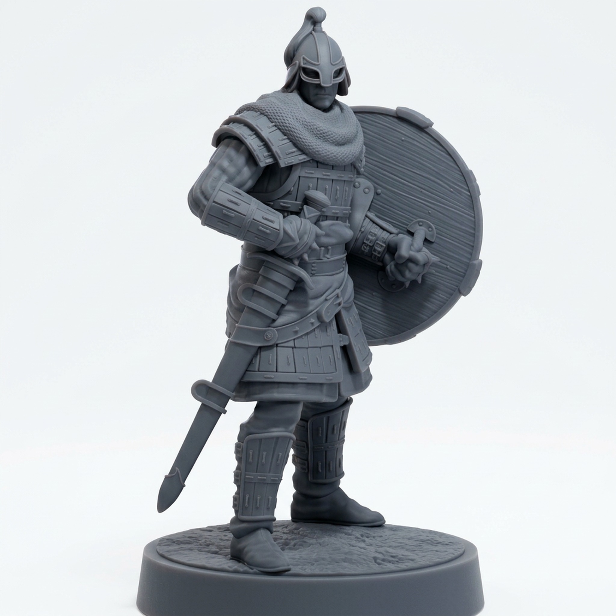 Oathsworn Blade E - Gray Resin 3D Printed Miniature