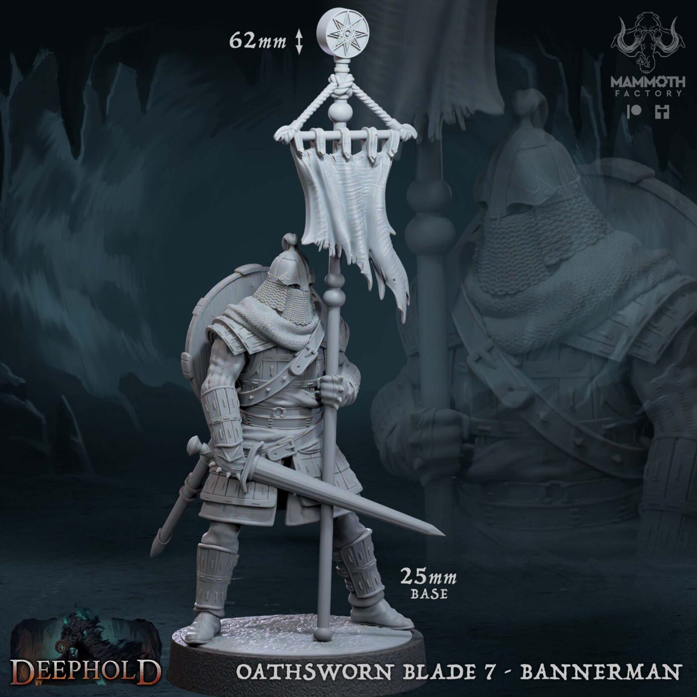 Oathsworn Blade Bannerman Miniature