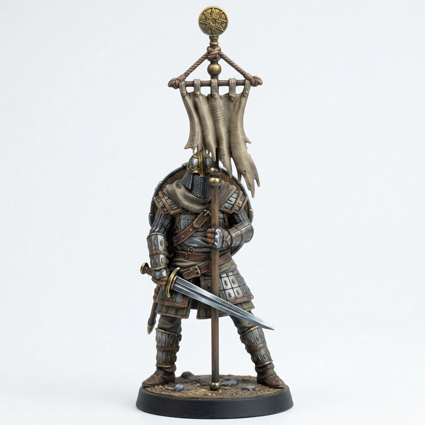 Oathsworn Blade Bannerman - Painted 3D Printed Miniature