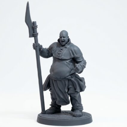 Peasant A - Gray Resin 3D Printed Miniature