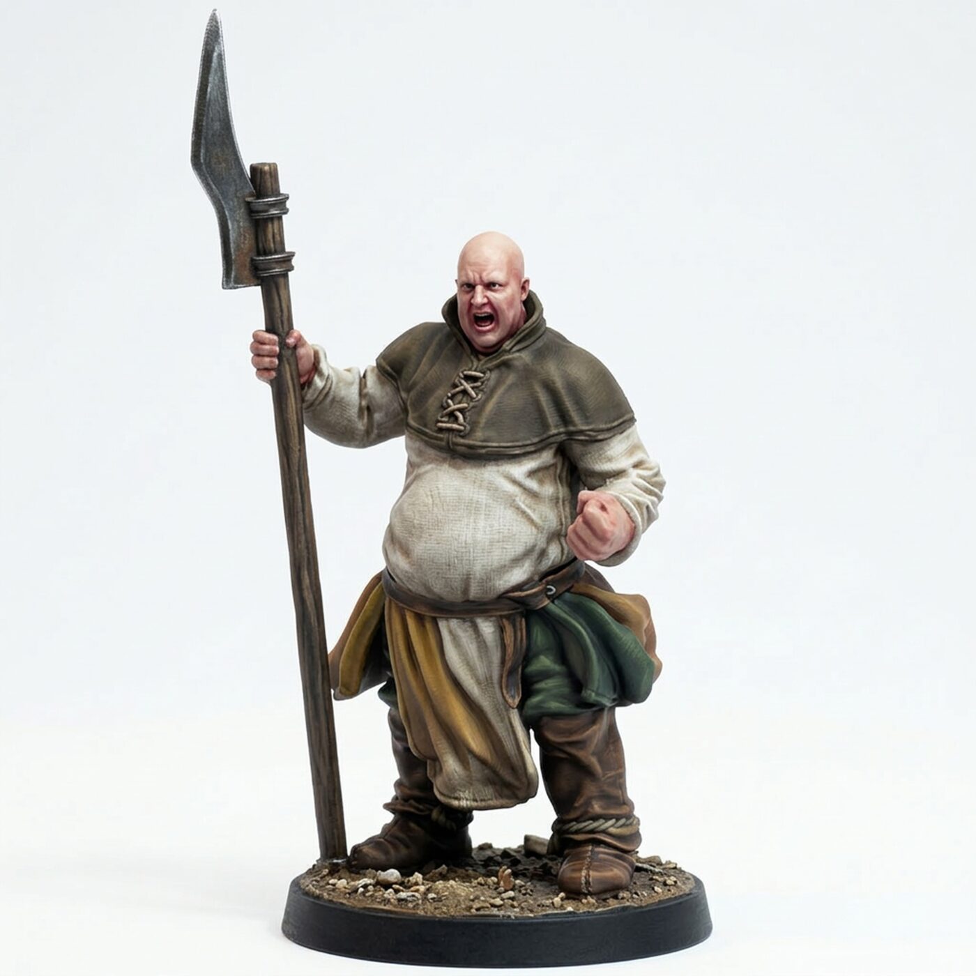 Peasant A - Painted 3D Printed Miniature