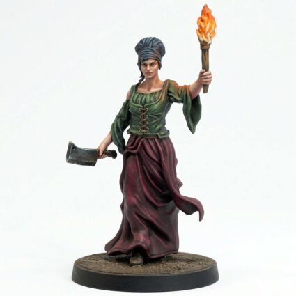 Peasant E - Painted 3D Printed Miniature