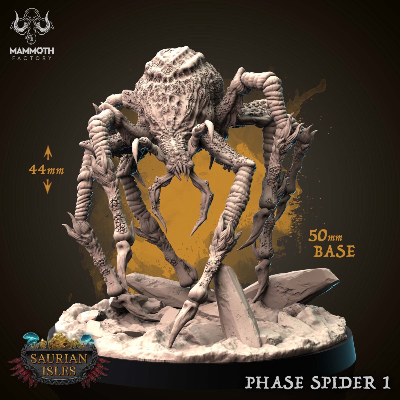Phase Spider 1 - Saurian Isles by Mammoth Factory Miniature