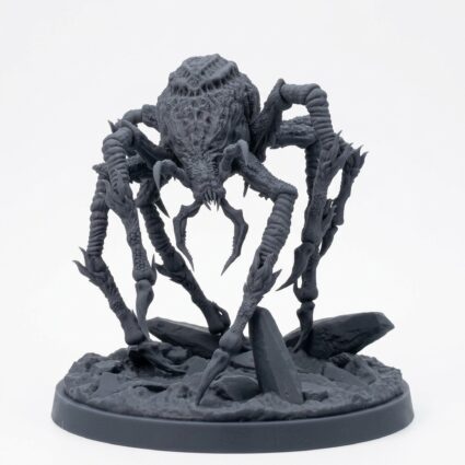 Phase Spider 1 - Saurian Isles by Mammoth Factory - Gray Resin 3D Printed Miniature