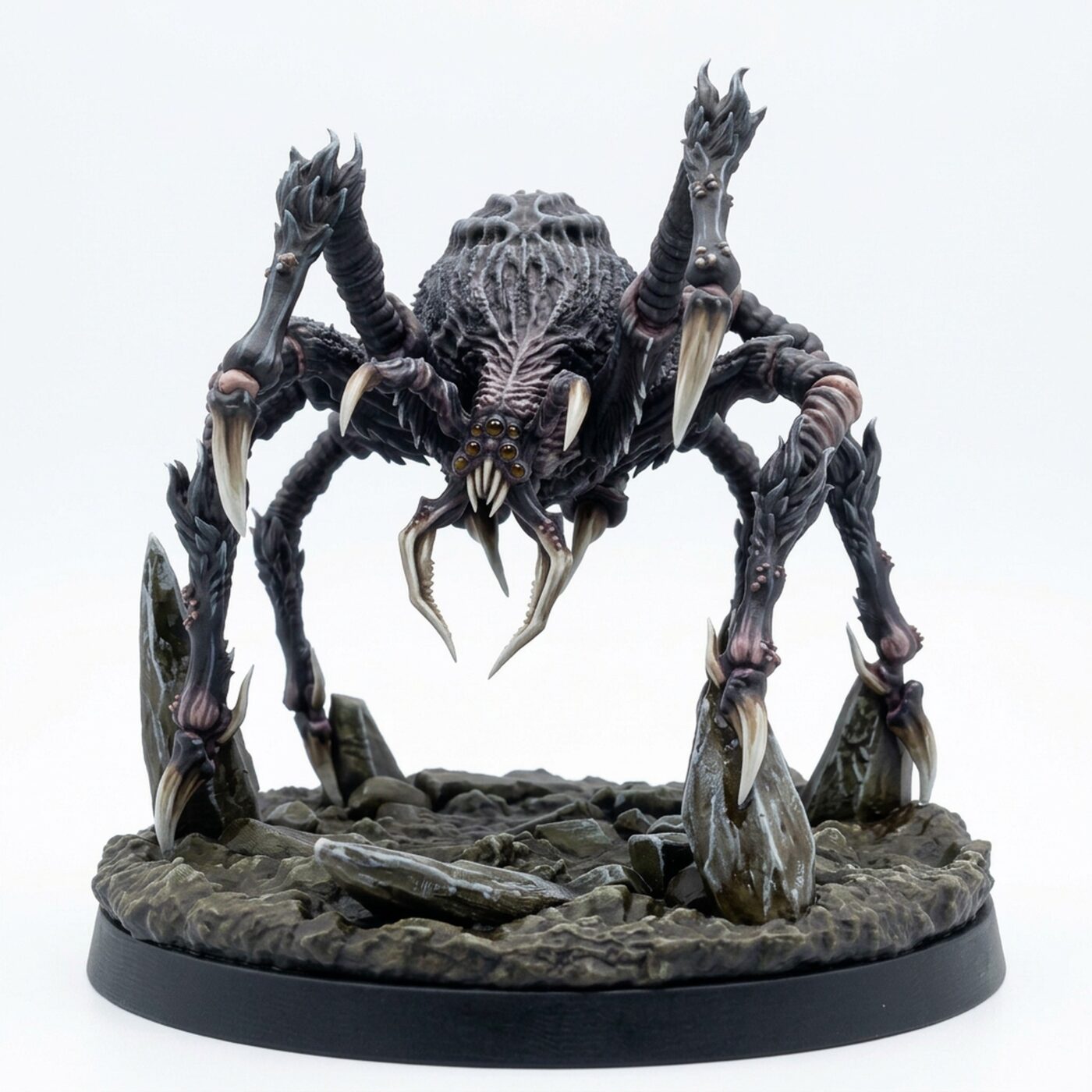 Phase Spider 2 Miniature – Saurian Isles – Mammoth Factory - Painted 3D Printed Miniature