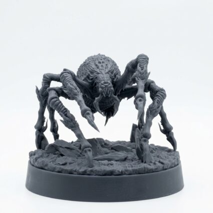 Phase Spider 3 - Saurian Isles - Mammoth Factory - Gray Resin 3D Printed Miniature