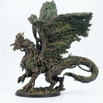 Primordial Dragon - Painted 3D Printed Miniature