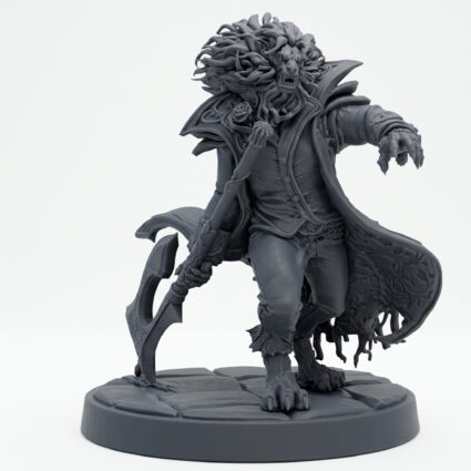 Prince Viorel Of Rose Keep - Gray Resin 3D Printed Miniature