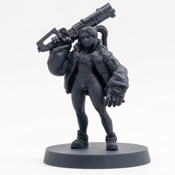 Rebekie - Cobra Kay - Papsikels - Gray Resin 3D Printed Sci-Fi Miniature
