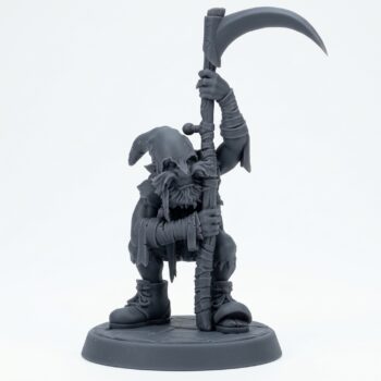 Red Capper C - Gray Resin 3D Printed Miniature