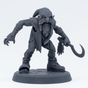 Red Capper E - Gray Resin 3D Printed Miniature