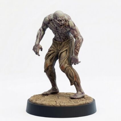 Restless Corpse A - Painted 3D Printed Miniature