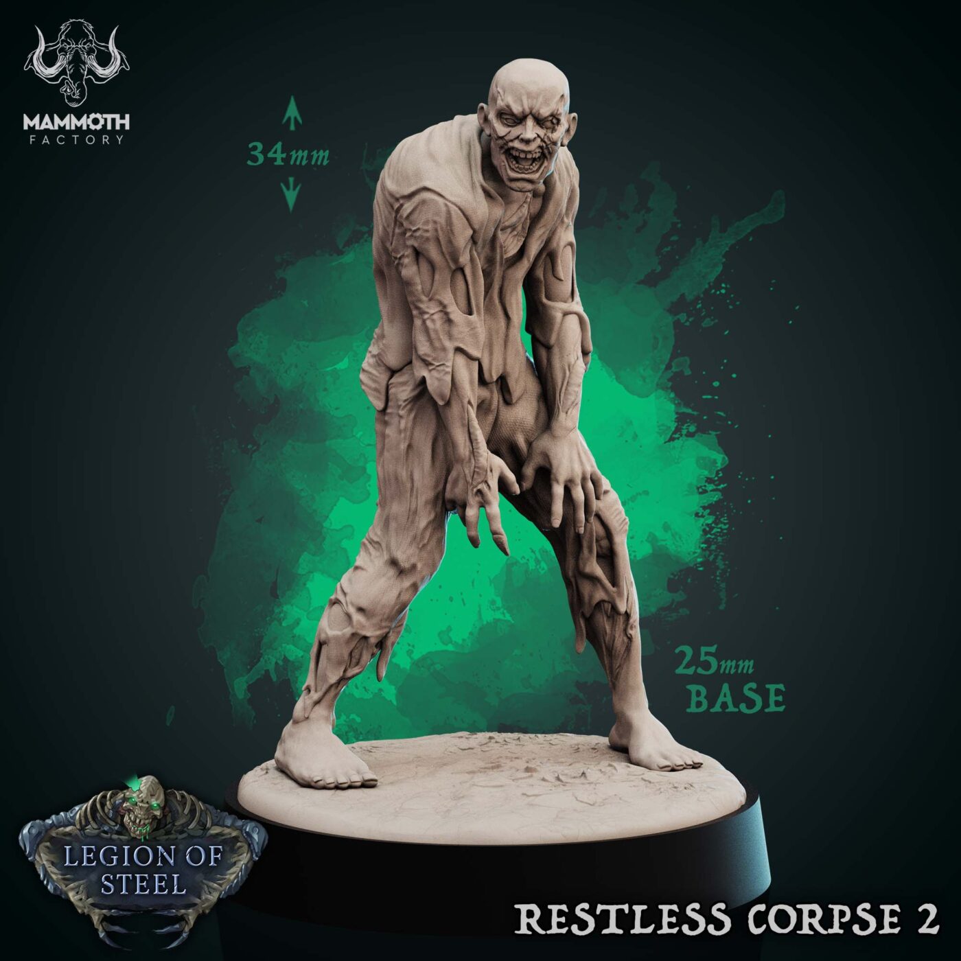 Restless Corpse B Miniature