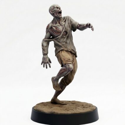 Restless Corpse C - Painted 3D Printed Miniature