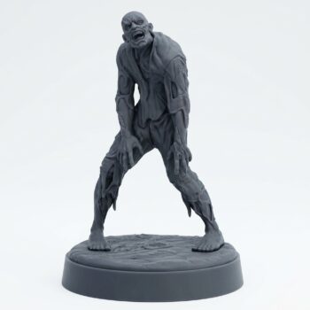 Restless Corpse E - Gray Resin 3D Printed Miniature