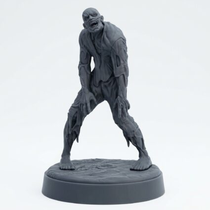 Restless Corpse E - Gray Resin 3D Printed Miniature