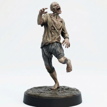 Restless Corpse F - Painted 3D Printed Miniature