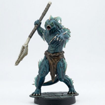 Sahuagin Warrior H - Painted 3D Printed Miniature