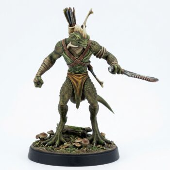 Saurian Skirmisher 1 - Saurian Isles - Mammoth Factory - Painted 3D Printed Miniature