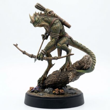 Saurian Skirmisher 2 - Saurian Isles - Mammoth Factory - Painted 3D Printed Miniature