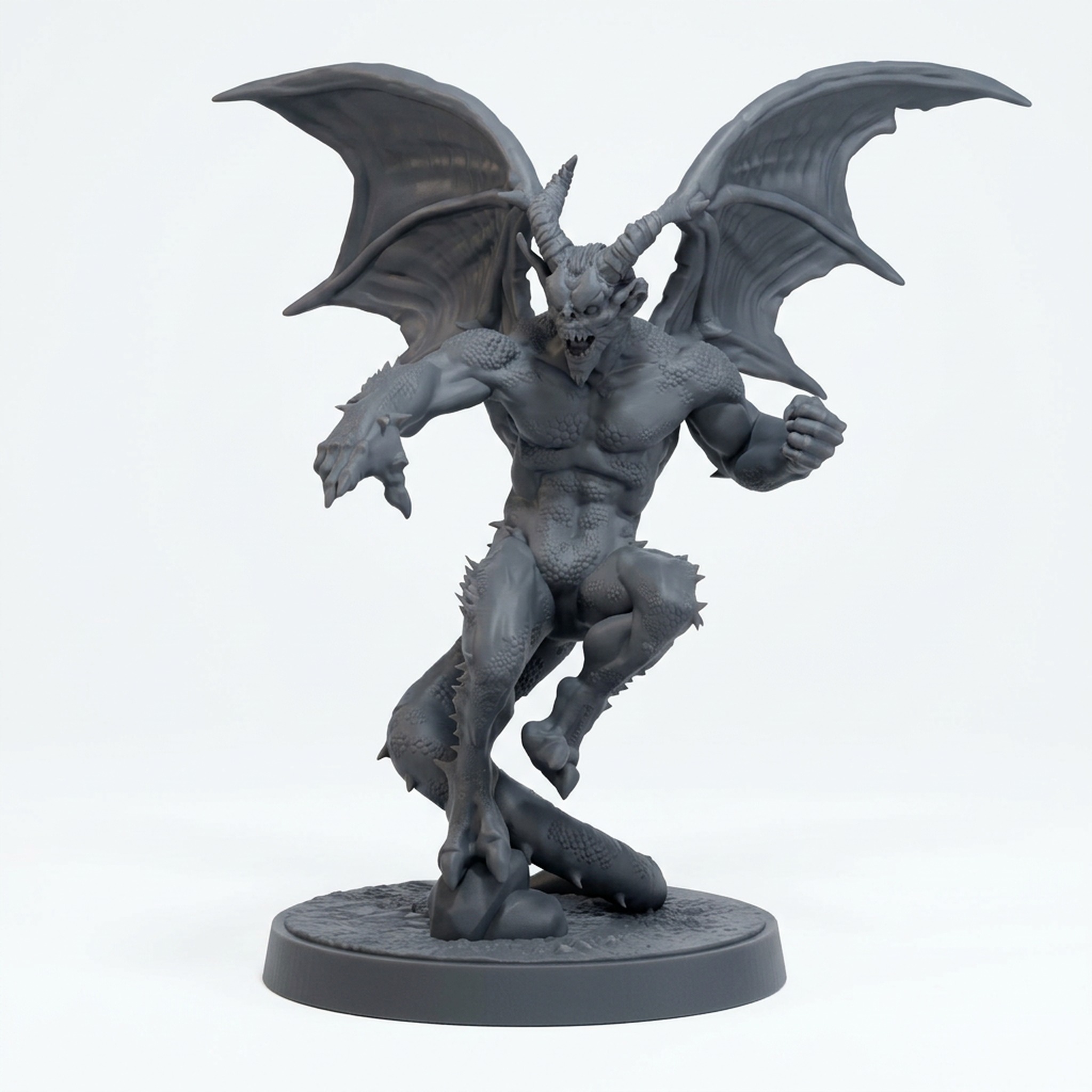 Scrapling Imp A - Gray Resin 3D Printed Miniature