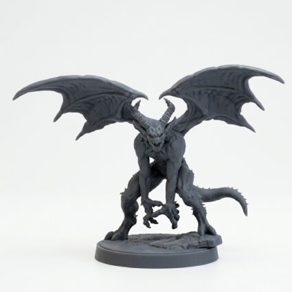 Scrapling Imp B - Gray Resin 3D Printed Miniature