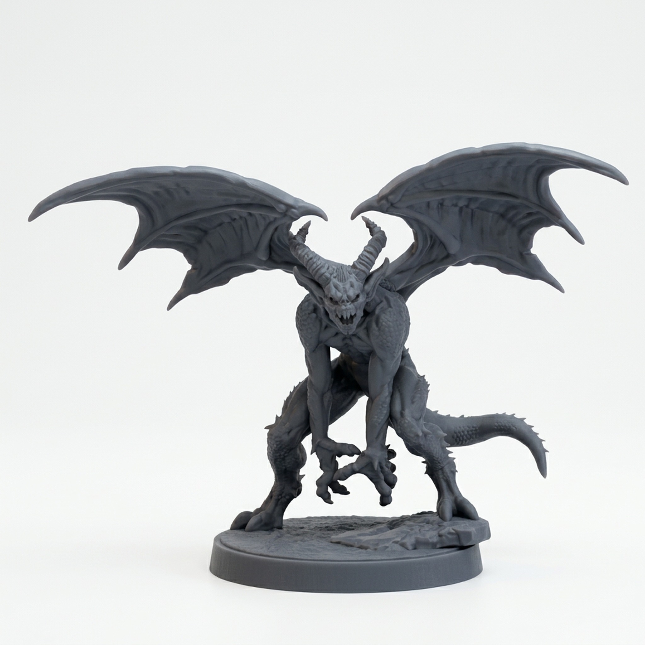 Scrapling Imp B - Gray Resin 3D Printed Miniature