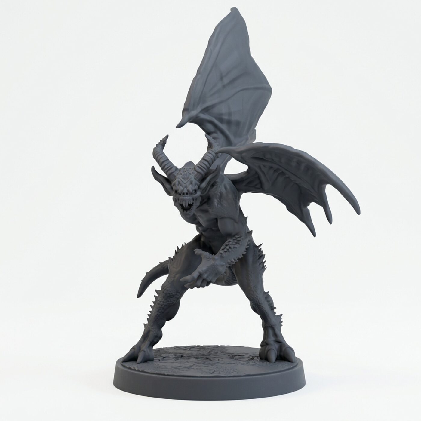 Scrapling Imp C - Gray Resin 3D Printed Miniature
