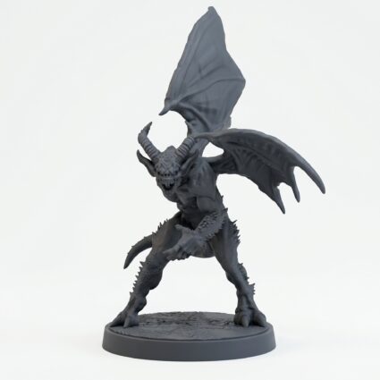 Scrapling Imp C - Gray Resin 3D Printed Miniature