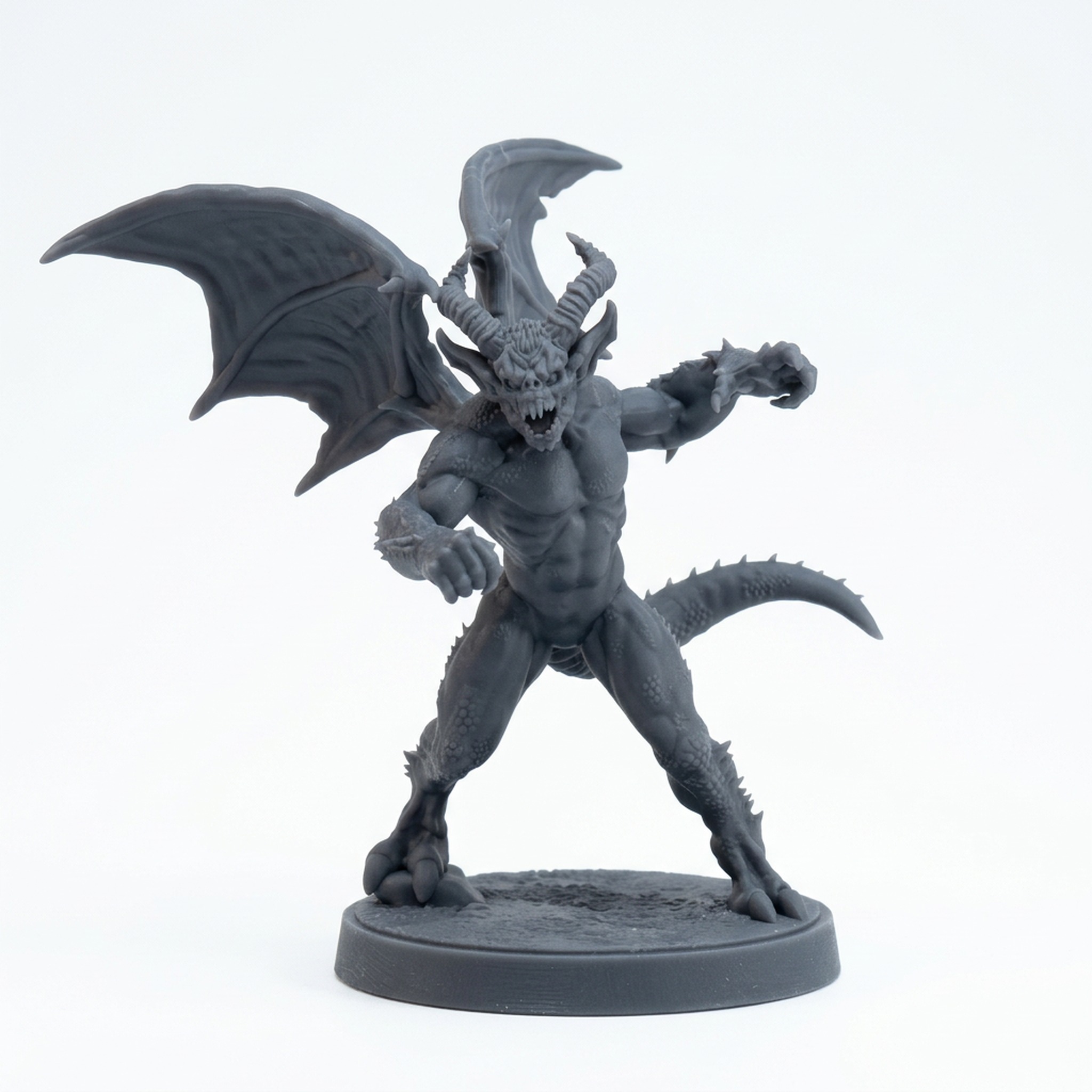 Scrapling Imp D - Gray Resin 3D Printed Miniature