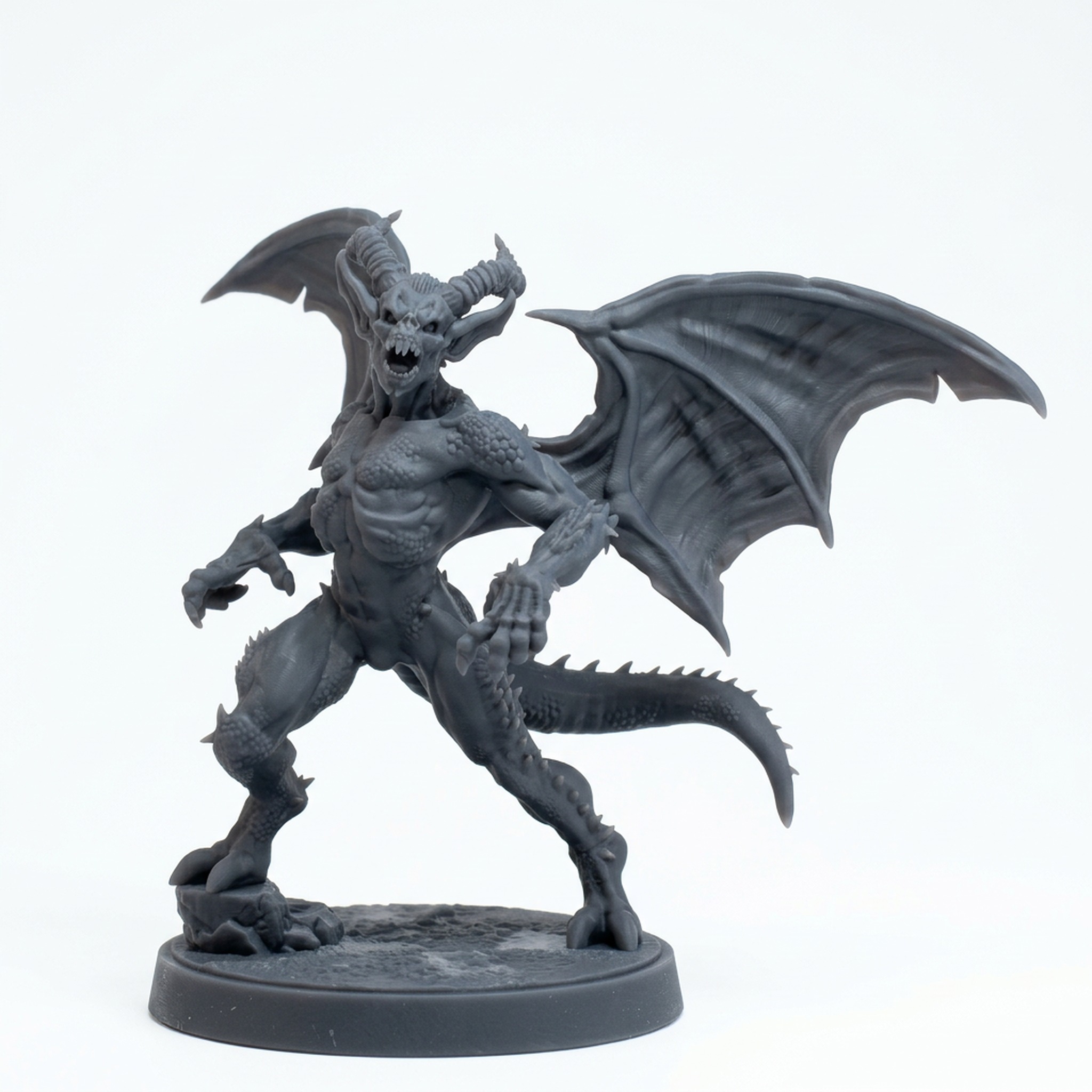 Scrapling Imp E - Gray Resin 3D Printed Miniature